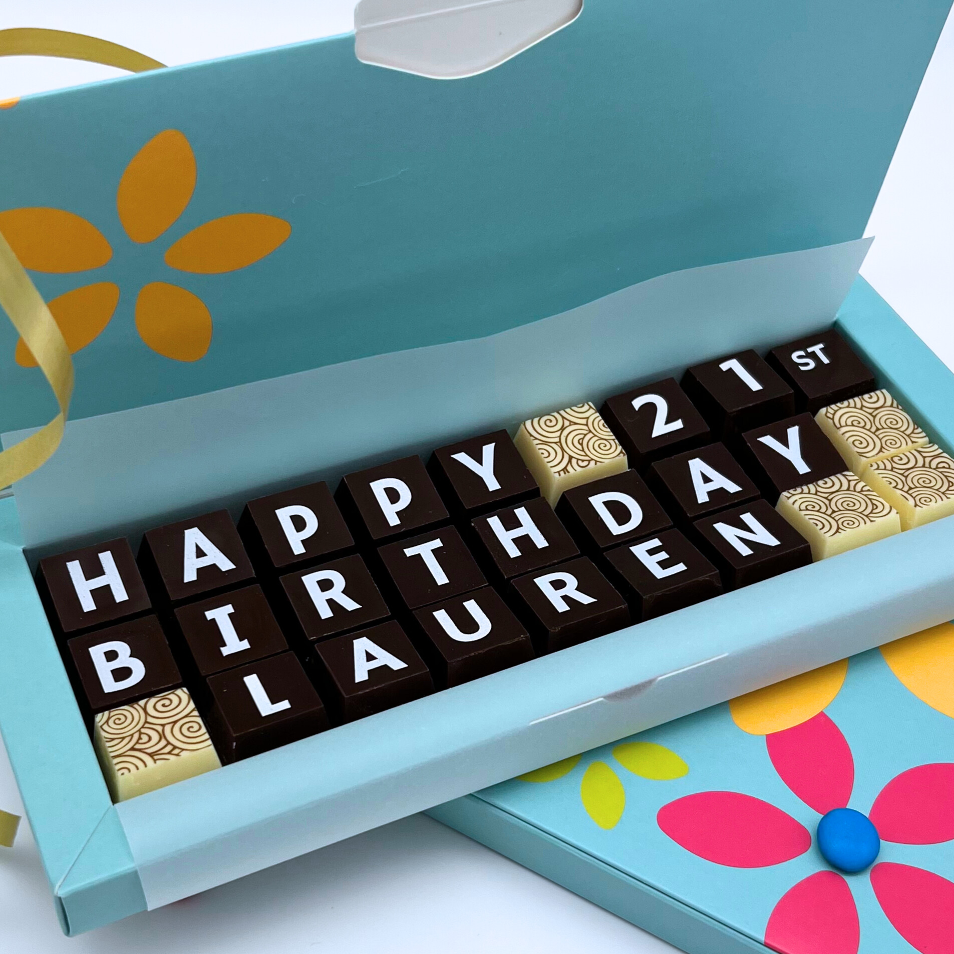 Personalised Birthday Chocolate Gift Box - Cocoapod